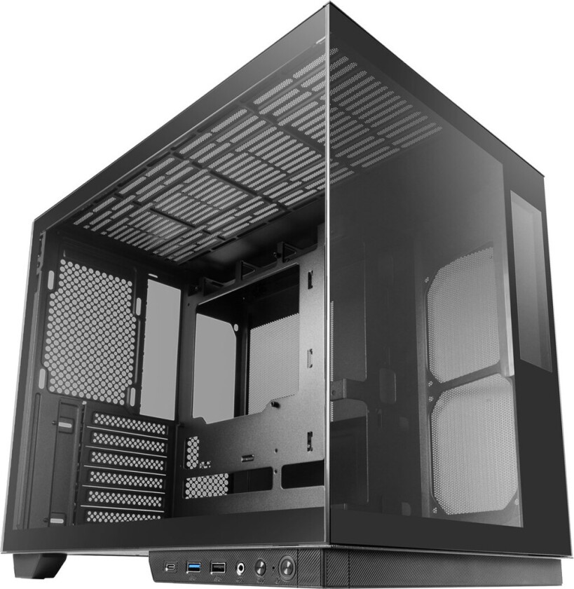 MCMIRAGE Midi Tower PC-kabinett - ATX, microATX, Mini-ITX - Svart
