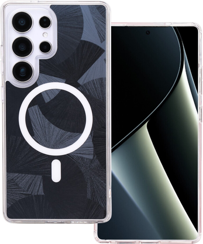 Flash Mag Deksel for Samsung Galaxy S25 Ultra - Svart