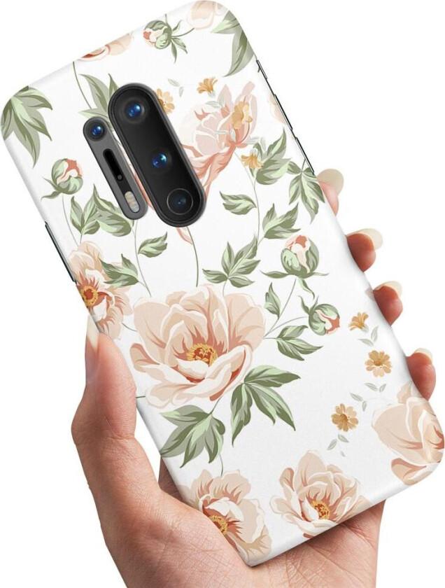 OnePlus 8 Pro - Deksel/Mobildeksel Blomstermønster