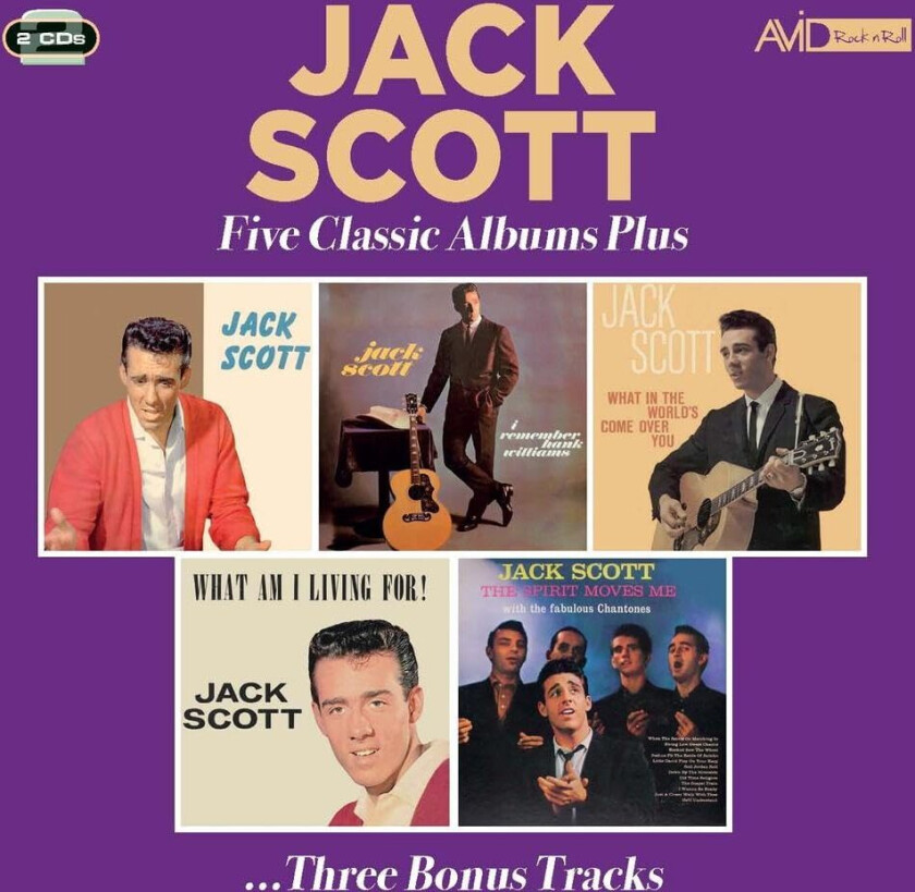 Jack Scott Five Classic Albums Plus CD
