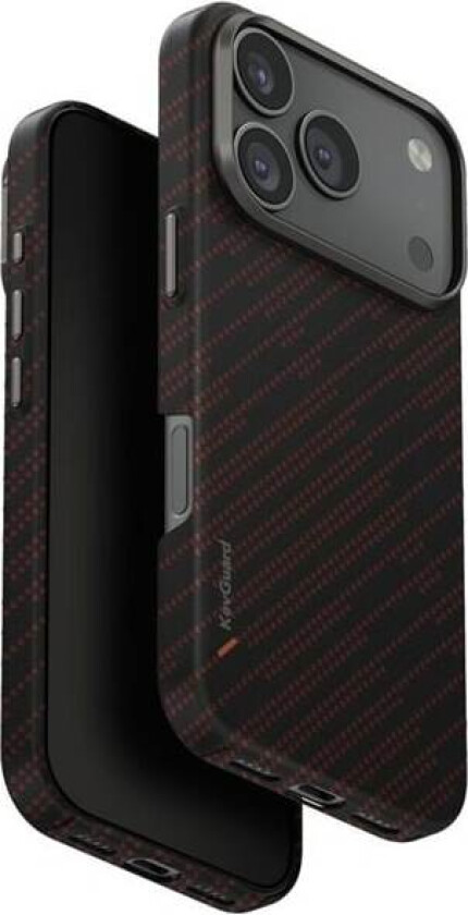Uniq Keva EDGE Magclick-ladeveske for iPhone 17 Pro - Oransje