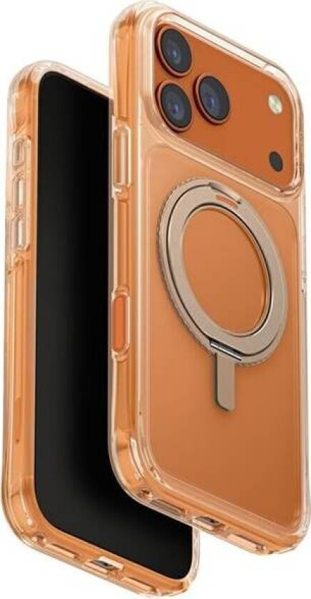 Uniq Swivix roterende 360-støttedeksel for iPhone 17 Pro Max - Gull