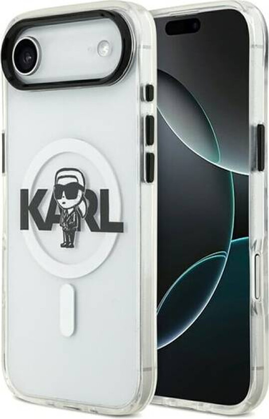 IML Karl Sketch Logo MagSafe-etui for iPhone 17 Air - gjennomsiktig