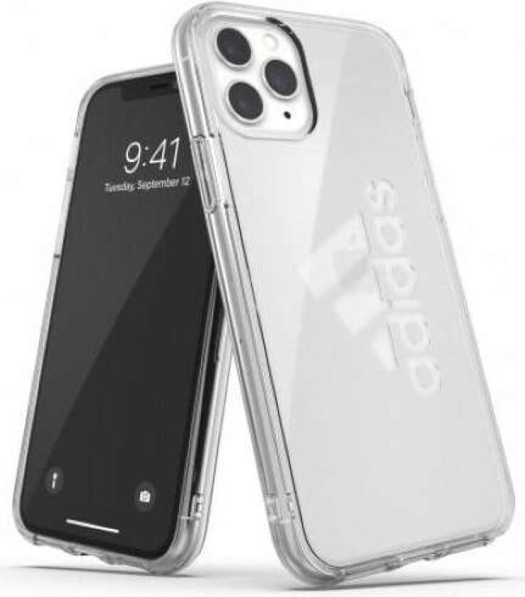 SP PC-etui med stor logo for iPhone 11 Pro - gjennomsiktig