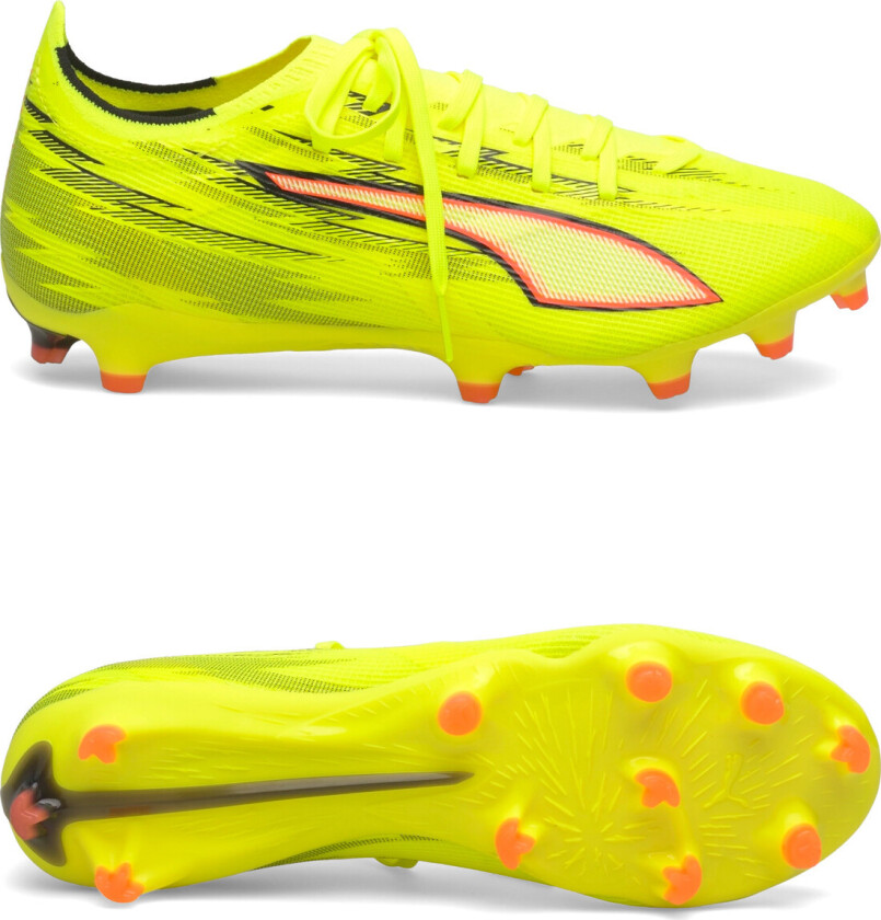 Ultra 6 Match FG/AG Unleashed - Gul/ Svart/rød/Lime Squeeze, størrelse 47