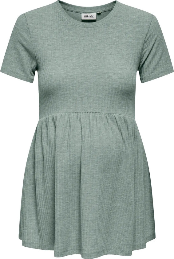 Olmmalaya S/S O-Neck Top Jrs Noos - Green - S