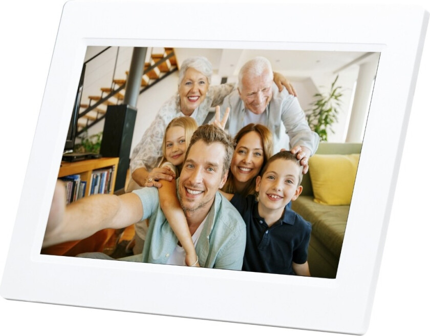 Frameo PFF-710WHITE 7" digital fotoramme, hvit