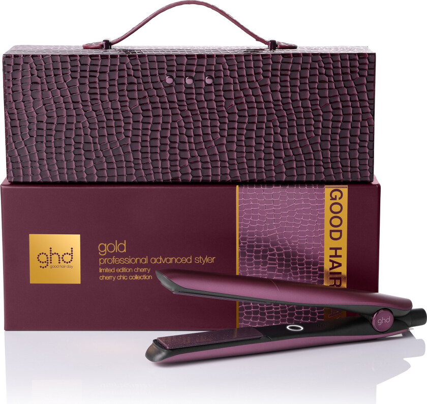 Bilde av Gold Limited Edition Gift Set Hair Straightener Cherry Chic