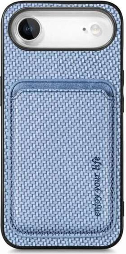 Bakdeksel med magnetisk kortholder for iPhone Air - Blå