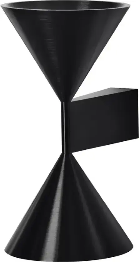 Vegglampe Apollo 24, svart, opp/ned, 24 cm, GU10