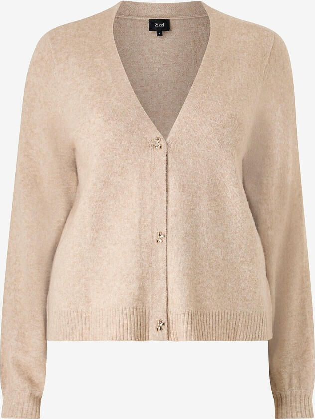 Kardigan mVista L/S Button - Brun