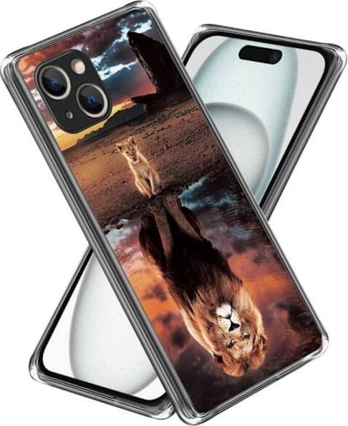 Deco iPhone 15 deksel - Løve