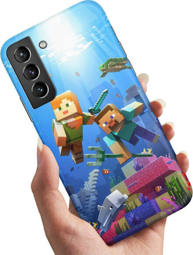 Samsung Galaxy S21 FE 5G - Deksel/Mobildeksel Minecraft