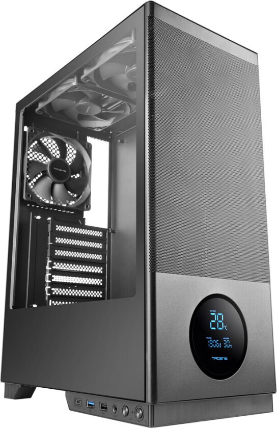 2SAGITTA20 PC-kabinett ??? Midi Tower, ATX, mATX, Mini-ITX ??? Sort