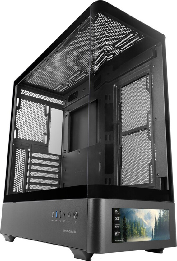 MCLCDPRO PC-kabinett - Midi Tower, ATX, microATX, Mini-ITX - Svart