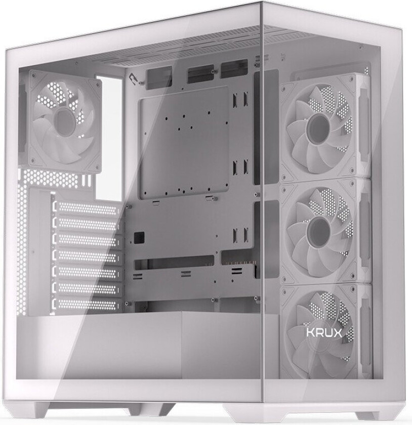 Exo KRXD009 RGB Midi Tower ATX Kabinett - Hvit