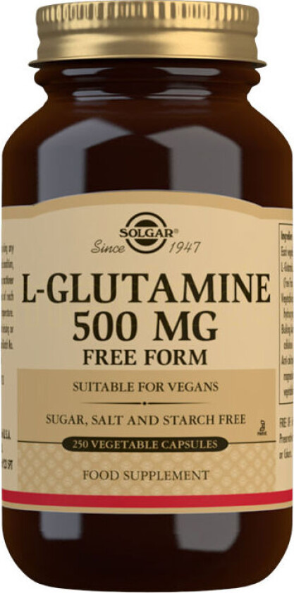 L-Glutamin - 500 mg - 50 Kapslar