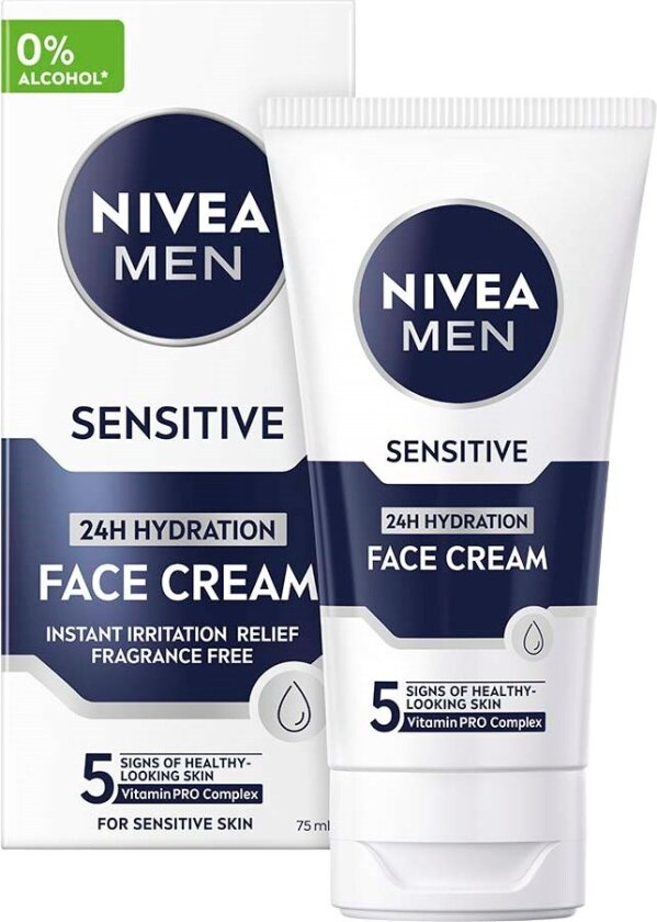MEN Sensitive Mosituriser Face Cream 75 ml
