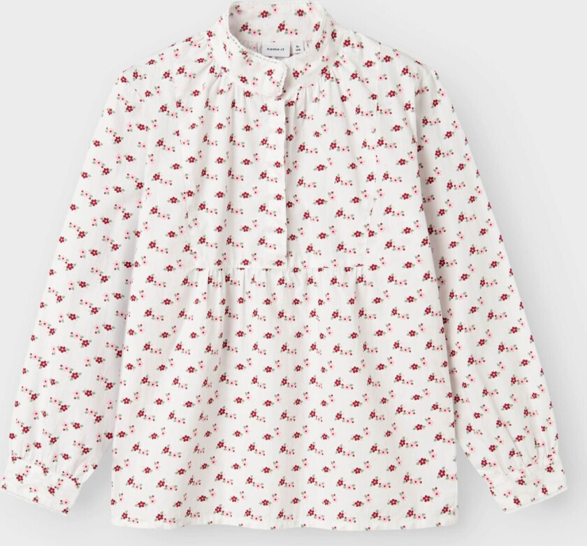 Bilde av Terina Long Sleeve Shirt All Over Print Xxv - Hvit - Barn - Festdrakt