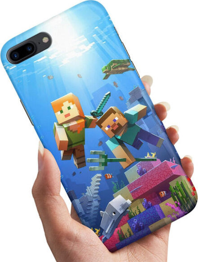 iPhone 7/8 Plus - Deksel/Mobildeksel Minecraft