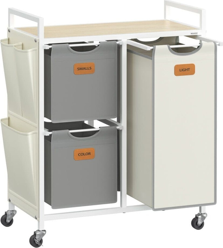 Skittentøyskurv, 68,6x33x80,5 cm, Beige