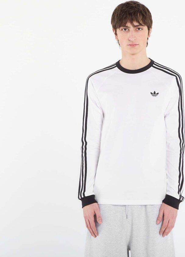 T-skjorte adidas 3S Ls Tee White S