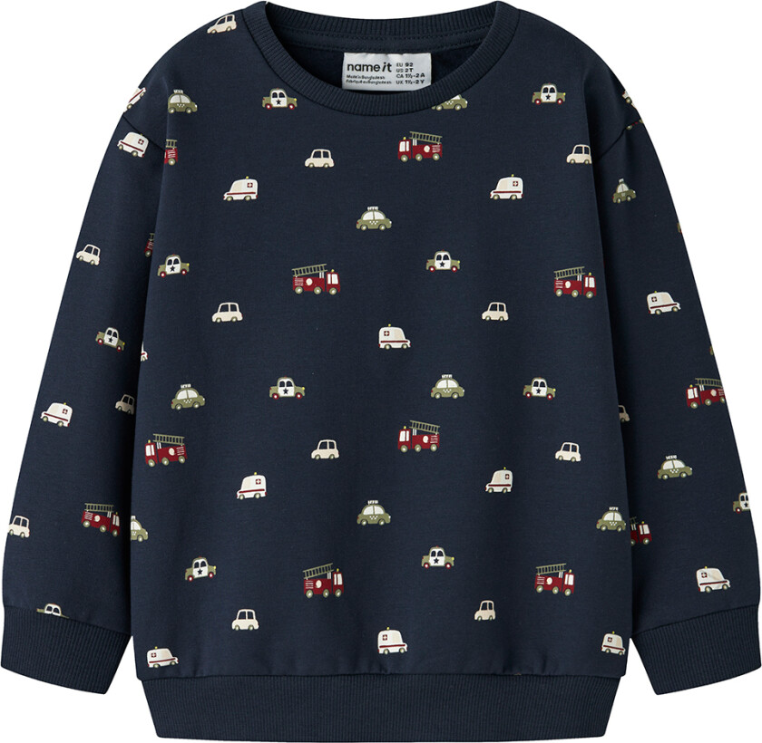 Collegegenser - NmmThuen - Navy Blazer - - 5 år (110) - Collegegenser