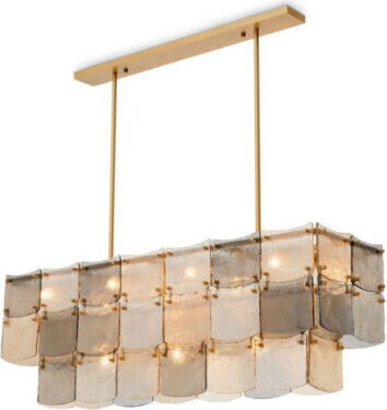 Laurent taklampe antikk messing