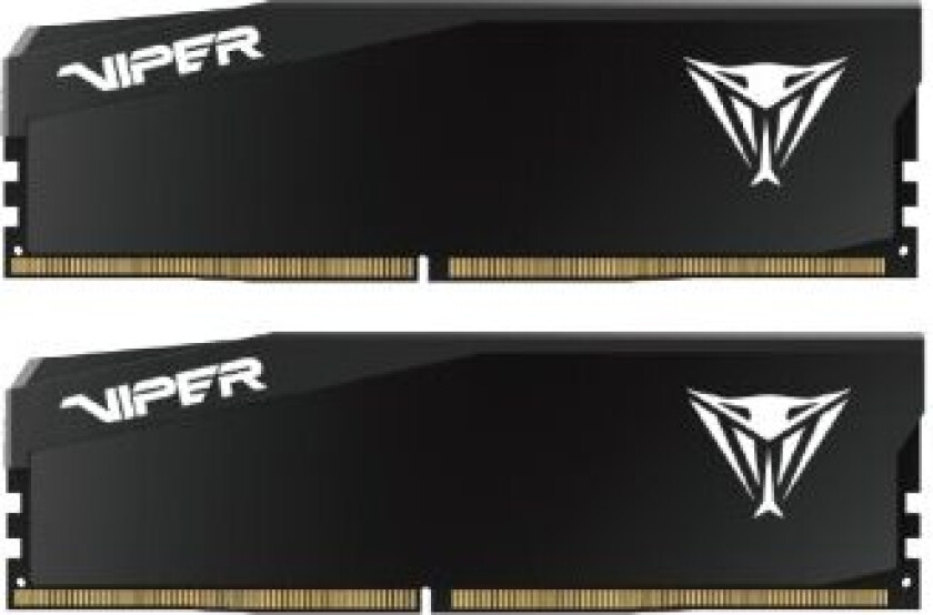 PATRIOT VIPER ELITE 5 ULTRA - DDR5 - sett - 48 GB: 2 x 24 GB - DIMM 288-pin - 6000 MT/s / PC5-48000 - CL28 - 1.4 V - ikke-bufret - on-die ECC - svart