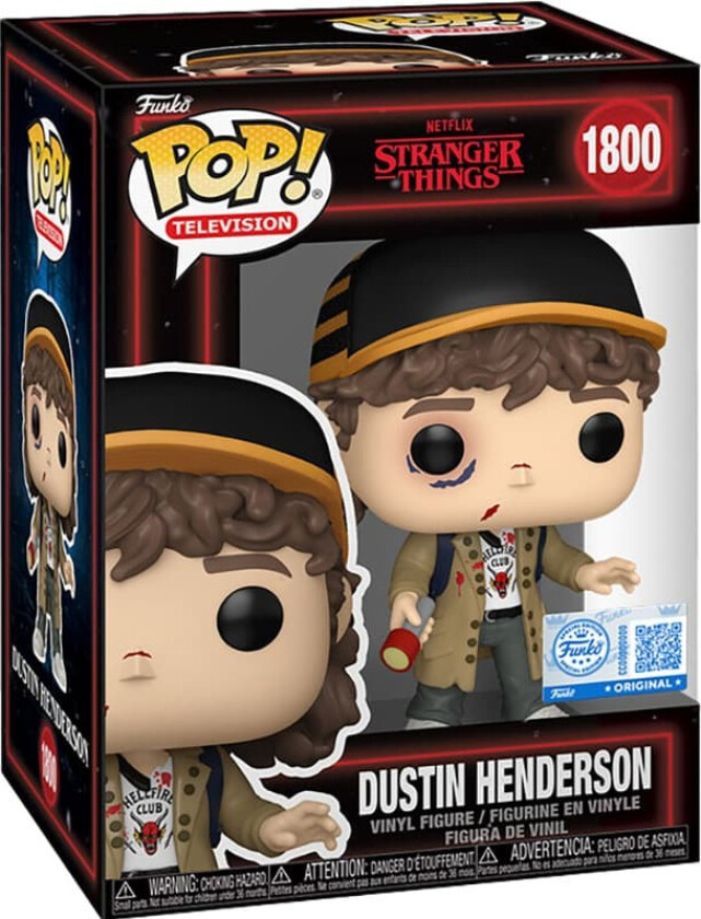 POP Stranger Things S5 actionfigur (Dustin Henderson)