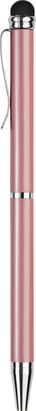 Kulepenn BURDE m/stylus metallic rosa