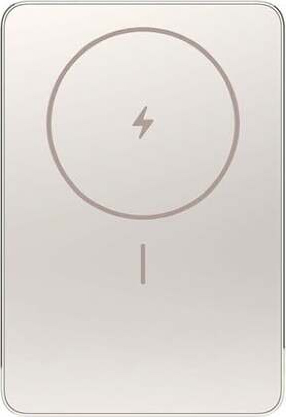 Super Slim Magnetic Nødlader - Gull - 5000 mAh