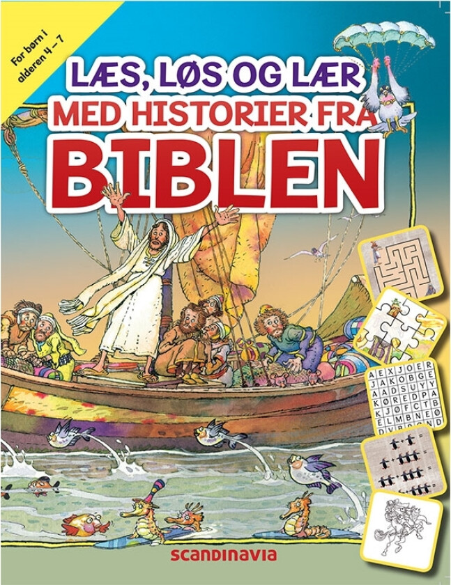 Læs, løs og lær med historier fra Biblen | Språk: Dansk