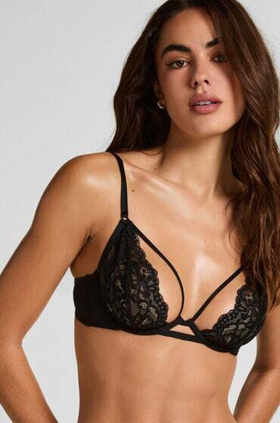 Upolstret BH med bøyle Cinnamon Svart