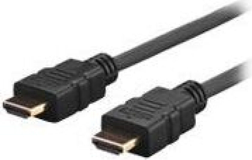 Pro - HDMI-kabel med Ethernet - HDMI hann til HDMI hann - 1.5 m - svart - formstøpt, 4K-støtte