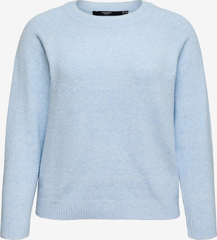 Genser vmcDoffy LS O-neck Blouse GA Curve - Blå