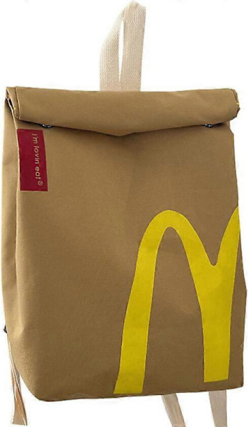 McDonald's ryggsekk med trykt mønster for reise