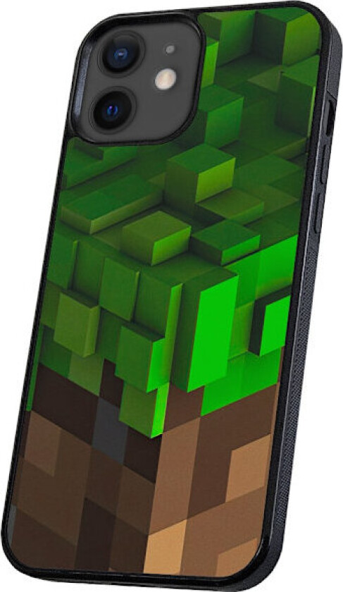 iPhone 12 Mini - Deksel/Mobildeksel Minecraft