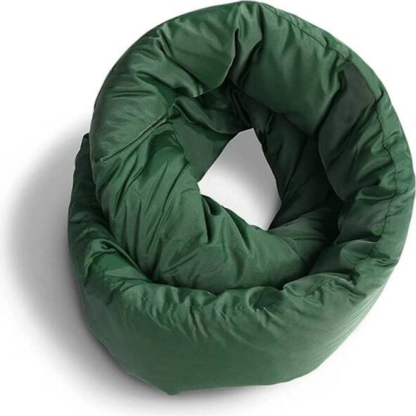 Pute - Reisepute for nakken - Allsidig mykt 360-støtteskjerf - Maskinvaskbar - Hjemmereiser Flyreiser Bilturer (Pine Green)