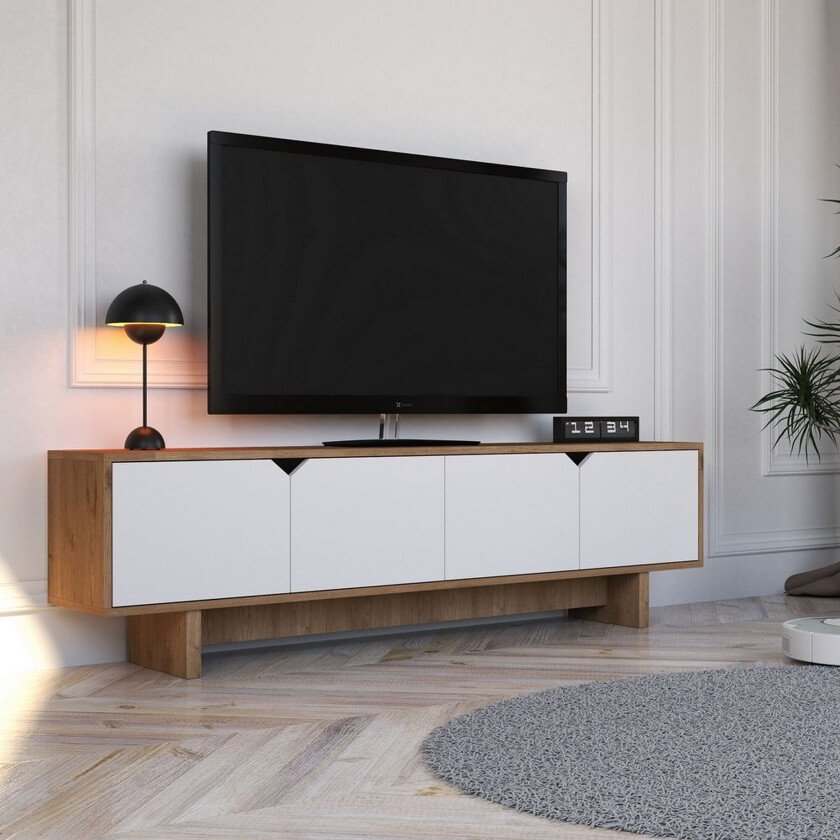 Edrion TV-benk 180 cm - Hvit