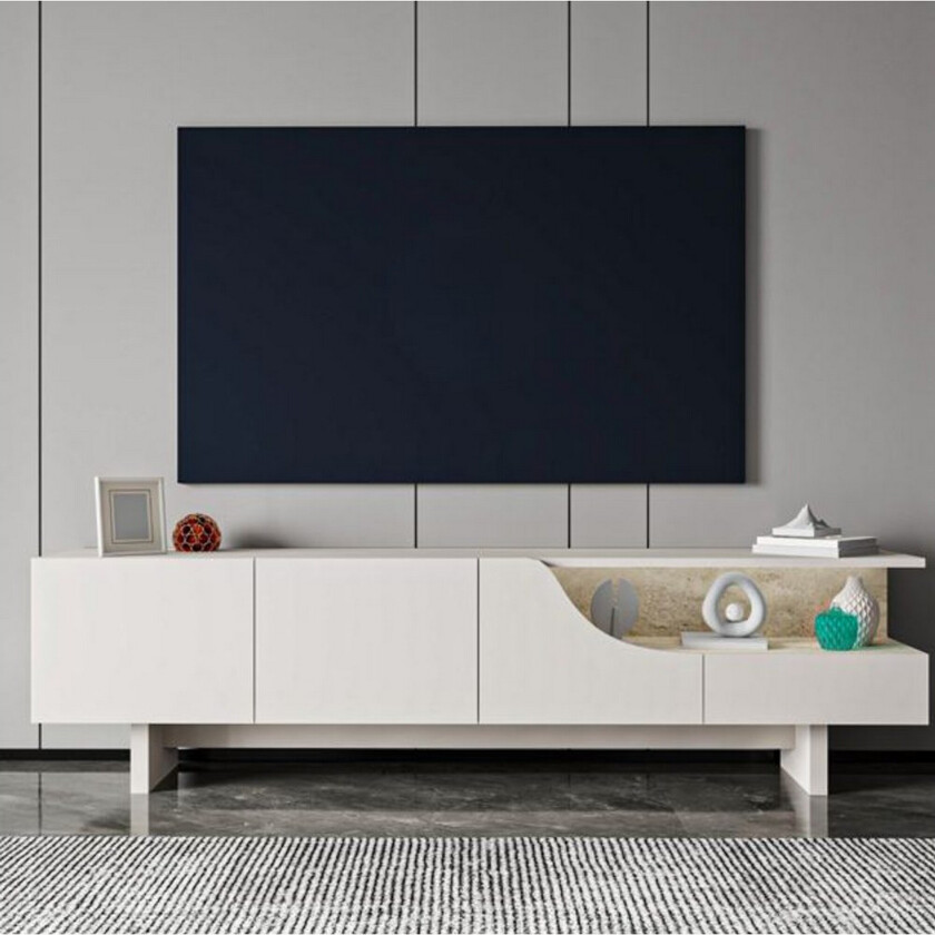 Safiya TV-benk 180 cm - Beige