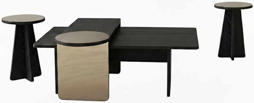 Dasina Sett med bord 82 cm - Svart