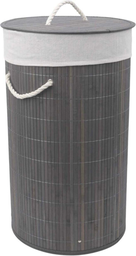 Nordis - Grå Bambus Skittentøyskurv - Grå - 35 cm x 60 cm