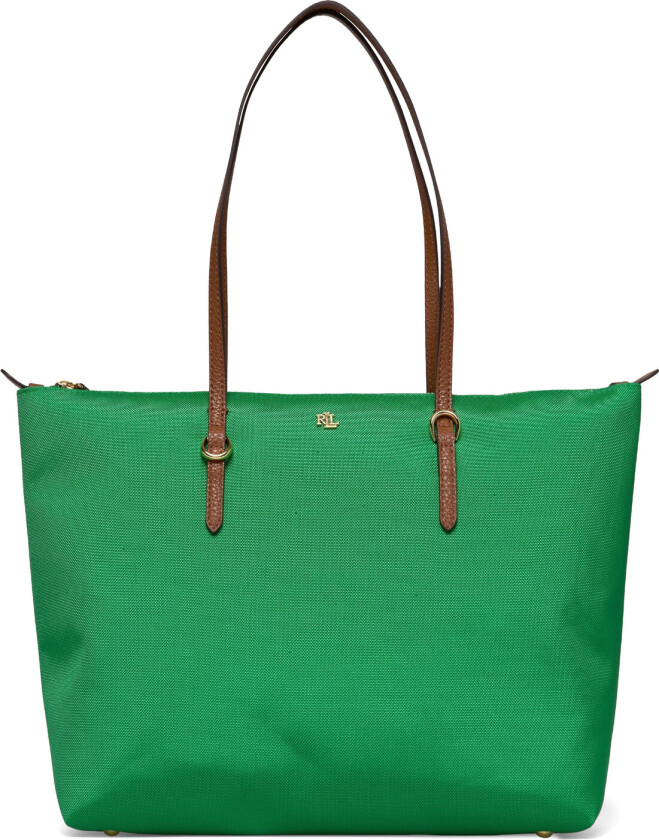 Nylon Medium Keaton Tote Bag - Green - ONE SIZE