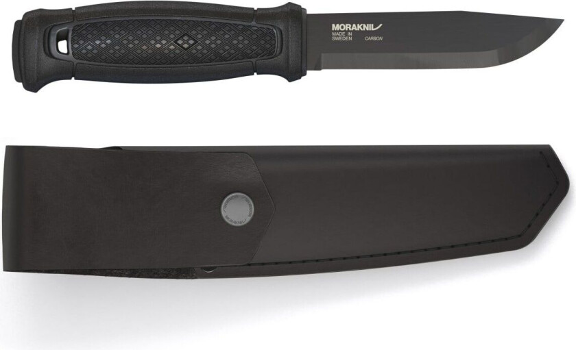 Garberg Black Carbon Leather knife