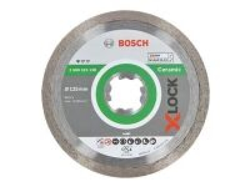 X-LOCK Standard for Ceramic-diamantkappeskive, 125 x 22,23 x 1,6 x 7 125 x 22,23 x 1,6 x 7 mm