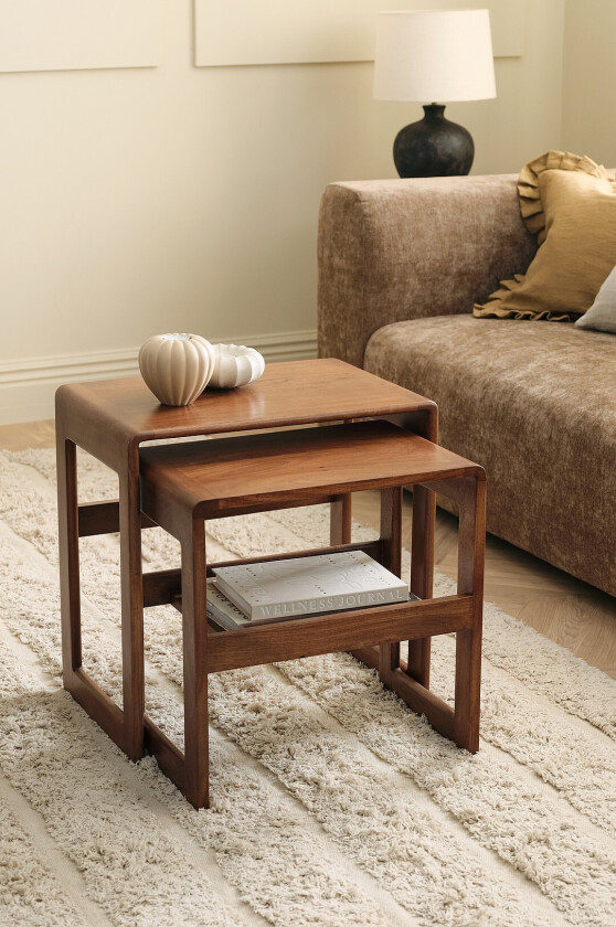 Sidebord Bobo 2 deler - Brun