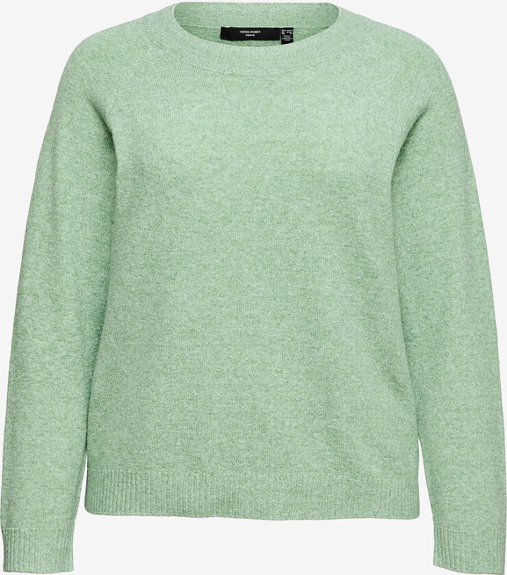 Genser vmcDoffy LS O-neck Blouse GA Curve - Grønn