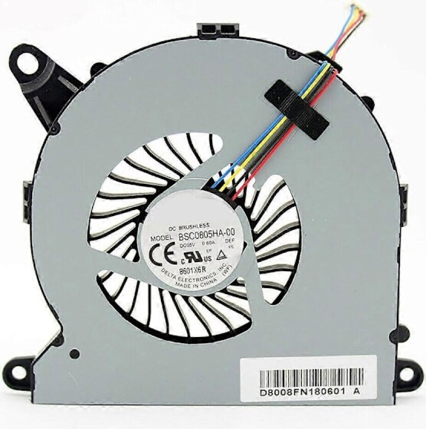 Erstatnings CPU-vifte for NUC8 NUC8i7BEH NUC8i5BEH NUC8i5BEK NUC8i3BEH Serien Mini PC, Erstatnings NUC8 Kjølevifte P/N: BSC0805HA-00, 2024 Ping