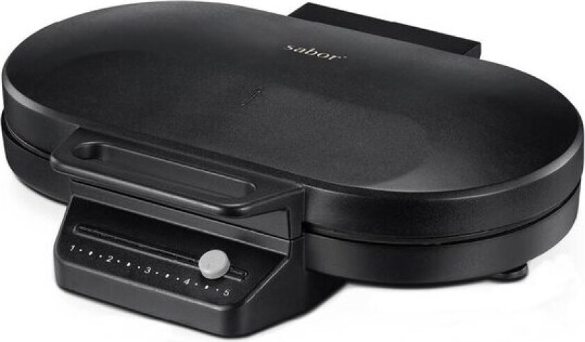 Ultimate vaffeljern dobbel 1200W svart